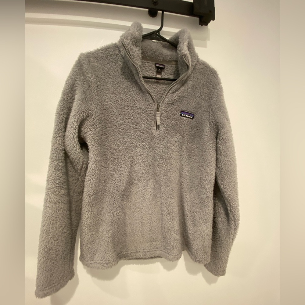 Patagonia 1/4 zip Light Grey